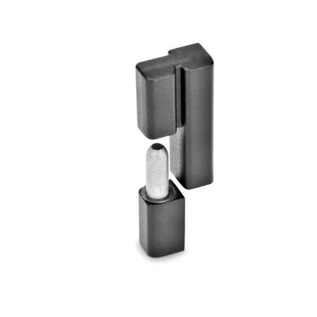 J.W. WINCO GN161.2-32-63-L-M5-SW Hinge Black 161.2-32-63-L-SW